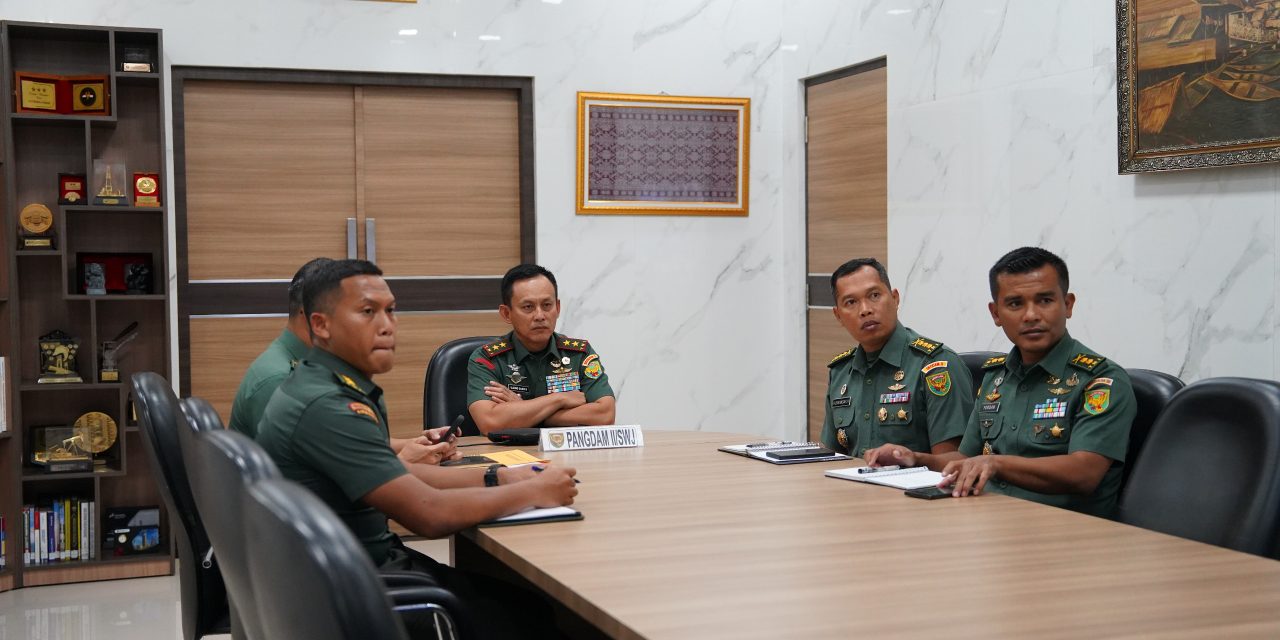 Pangdam II/Sriwijaya Ikuti Rakor Apel Kesiapsiagaan Hadapi Bencana Hidrometeorologi Basah