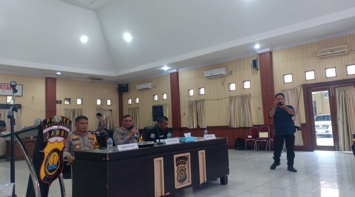 Kapolres Muaro Jambi Paparkan Kinerja Sepanjang 2025 Dalam Rilis Akhir Tahun