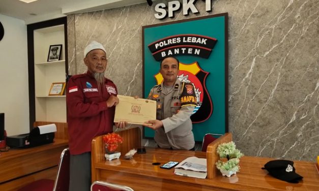 Diduga Singgung Suku Tionghoa, Waketum FERADI WPI Laporkan Oknum Anggota DPRD Lebak Ke Polres