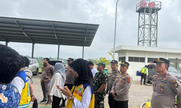 Polres Muaro Jambi Pastikan Pengamanan Kunjungan Kerja Wamen PUPR Di Exit Tol Muaro Sebapo