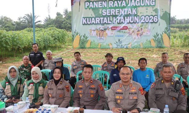 Polresta Jambi Ikuti Zoom Meeting Panen Raya Jagung Serentak Kuartal I Tahun 2026