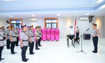 Kapolda Jambi Pimpin Sertijab Sembilan Pejabat Utama Dan Empat Kapolres Jajaran