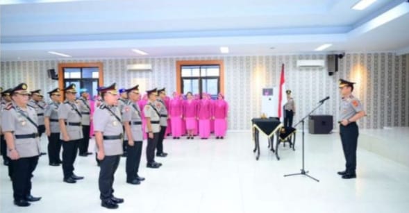 Kapolda Jambi Pimpin Sertijab Sembilan Pejabat Utama Dan Empat Kapolres Jajaran