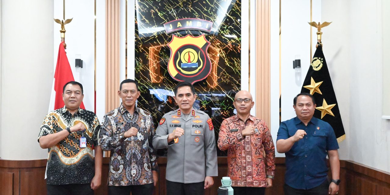 Perkuat Sinergi dalam Pemberantasan Penyalahgunaan Narkotika di Provinsi Jambi, Kapolda Terima Silaturahmi Kepala BNN Jambi