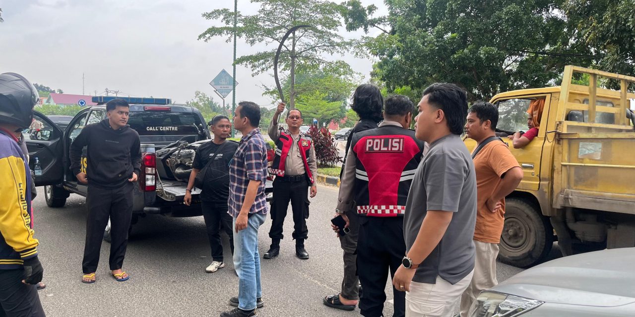 Polisi Gagalkan Tawuran Pelajar Di Jalan Sri Kayangan Jambi