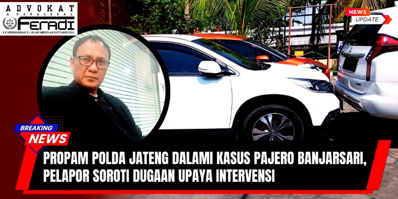 M. Arifin Mendesak Kasus Perampasan Pajero AD 1346 QP Segera Diproses Hukum