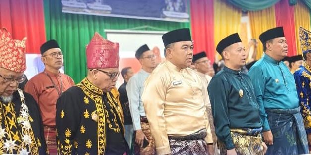 Sekda Muaro Jambi Hadiri Prosesi Penganugerahan Gelar Adat Melayu Jambi