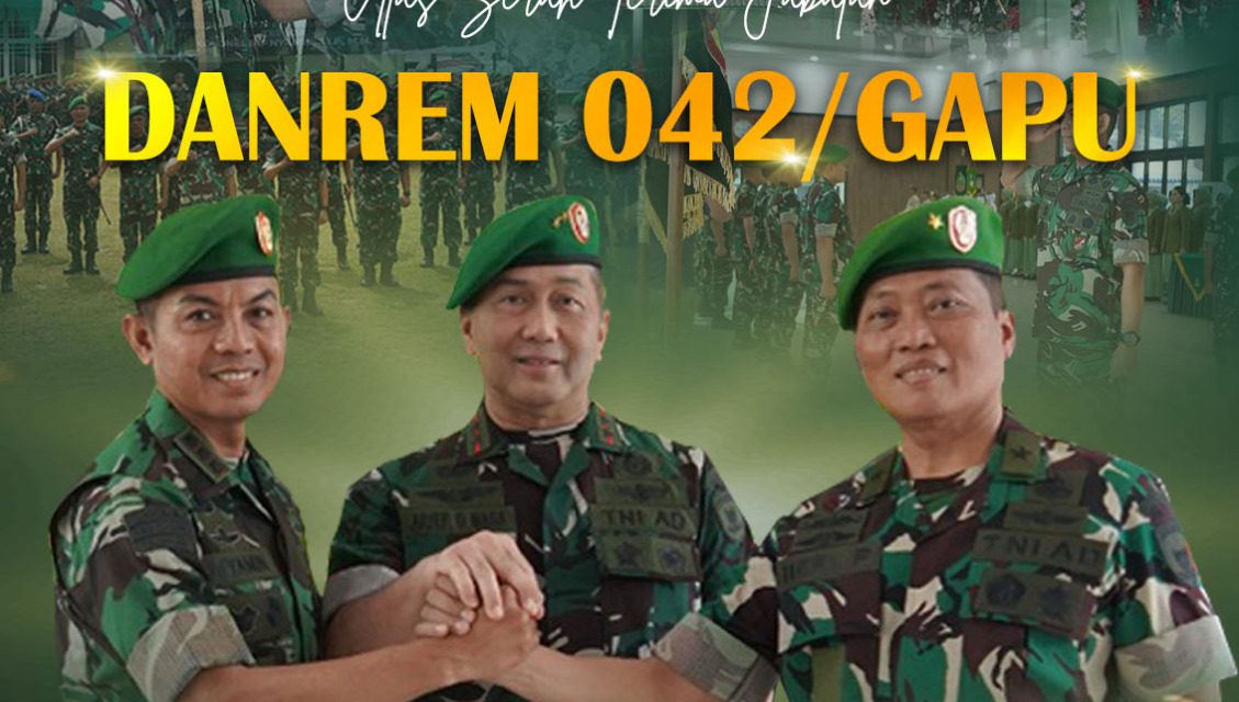 Pangdam XX/TIB Pimpin Serah Terima Jabatan Danrem 042/Gapu di Padang