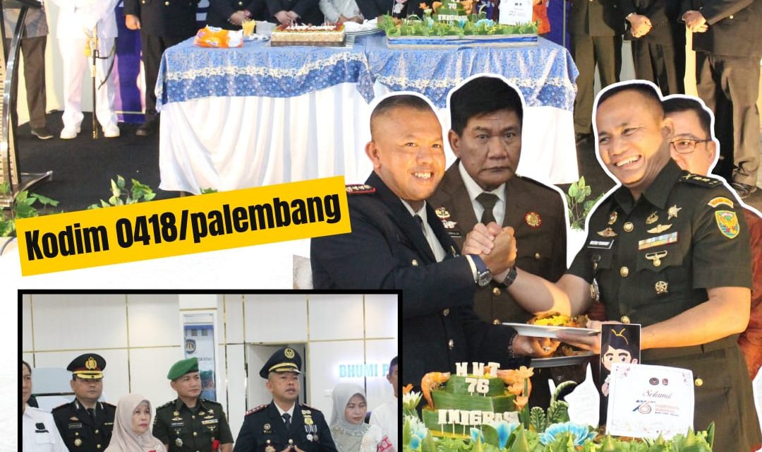 Kasdim Palembang Hadiri Syukuran Hari Bhakti Imigrasi ke-76 di Kantor Imigrasi Kelas I TPI Palembang