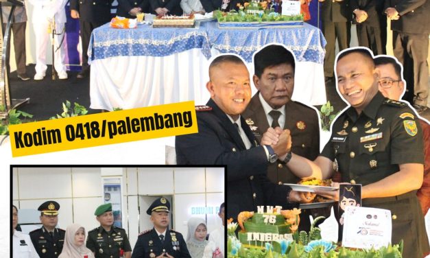 Kasdim Palembang Hadiri Syukuran Hari Bhakti Imigrasi ke-76 di Kantor Imigrasi Kelas I TPI Palembang