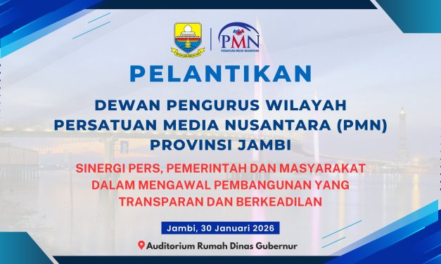 Persatuan Media Nusantara Jambi Dikukuhkan, Tegaskan Komitmen Jurnalisme Beretika