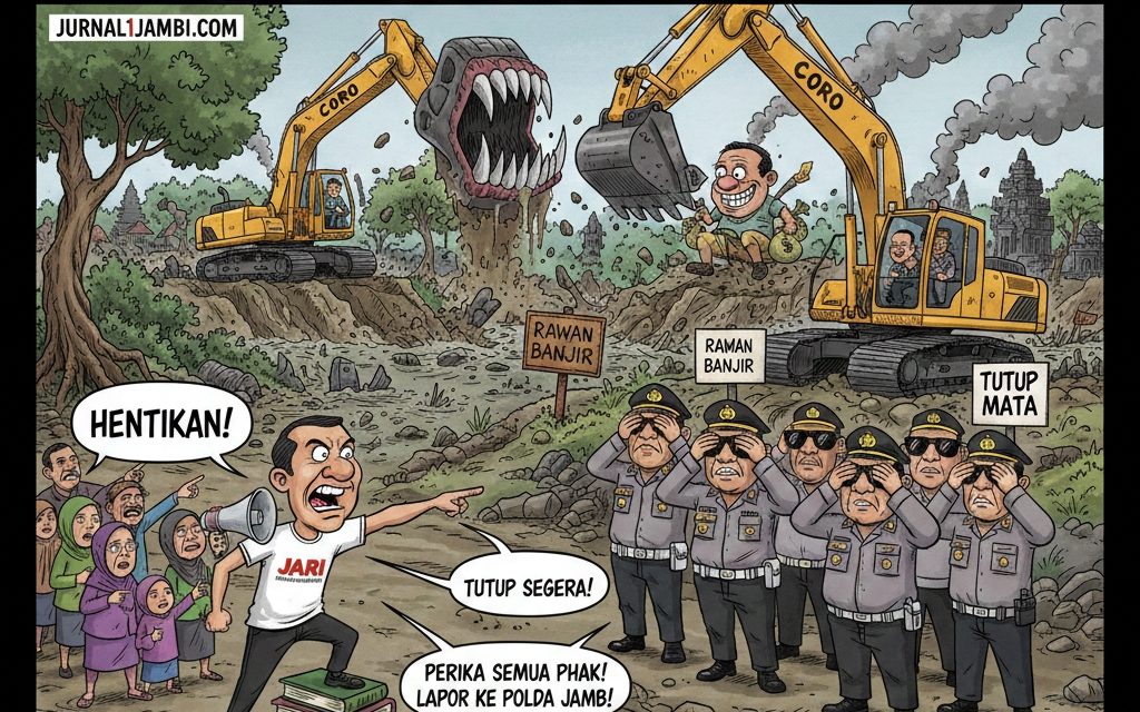 Dugaan Galian C Ilegal Rusak Cagar Alam Muaro Jambi, Aparat Penegak Hukum Dinilai Tutup Mata