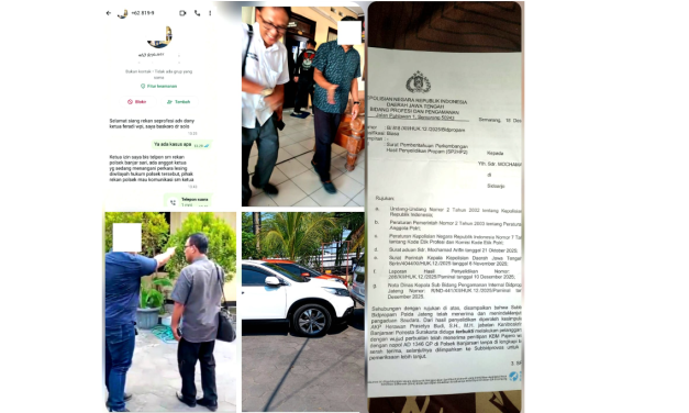 Diduga Kapolsek Banjarsari Surakarta Coba Intervensi Perkara Oknum Kanit Reskrim Yang Diproses Propam