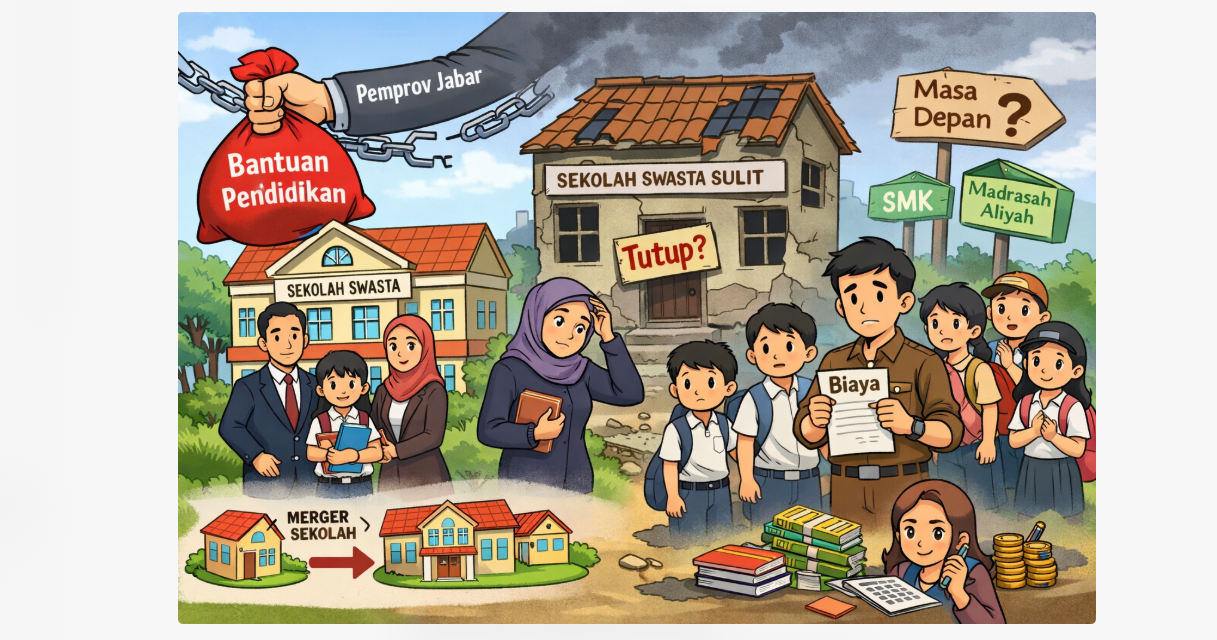Bantuan Pendidikan Sekolah Swasta Dihentikan Pemprov Jabar, Dunia Pendidikan Soroti Dampaknya