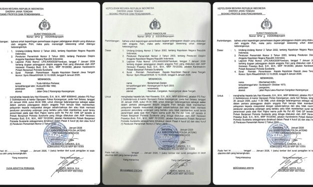 Kasus Oknum AKP “H” Kanit Reskrim Polsek Banjarsari Masuki Pemeriksaan Saksi, Dikawal FERADI WPI – Subur Jaya Lawfirm