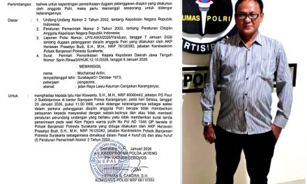 Kasus Dugaan Pelanggaran Etik AKP H Kanit Reskrim Polsek Banjarsari Memasuki Tahap Pemeriksaan Saksi