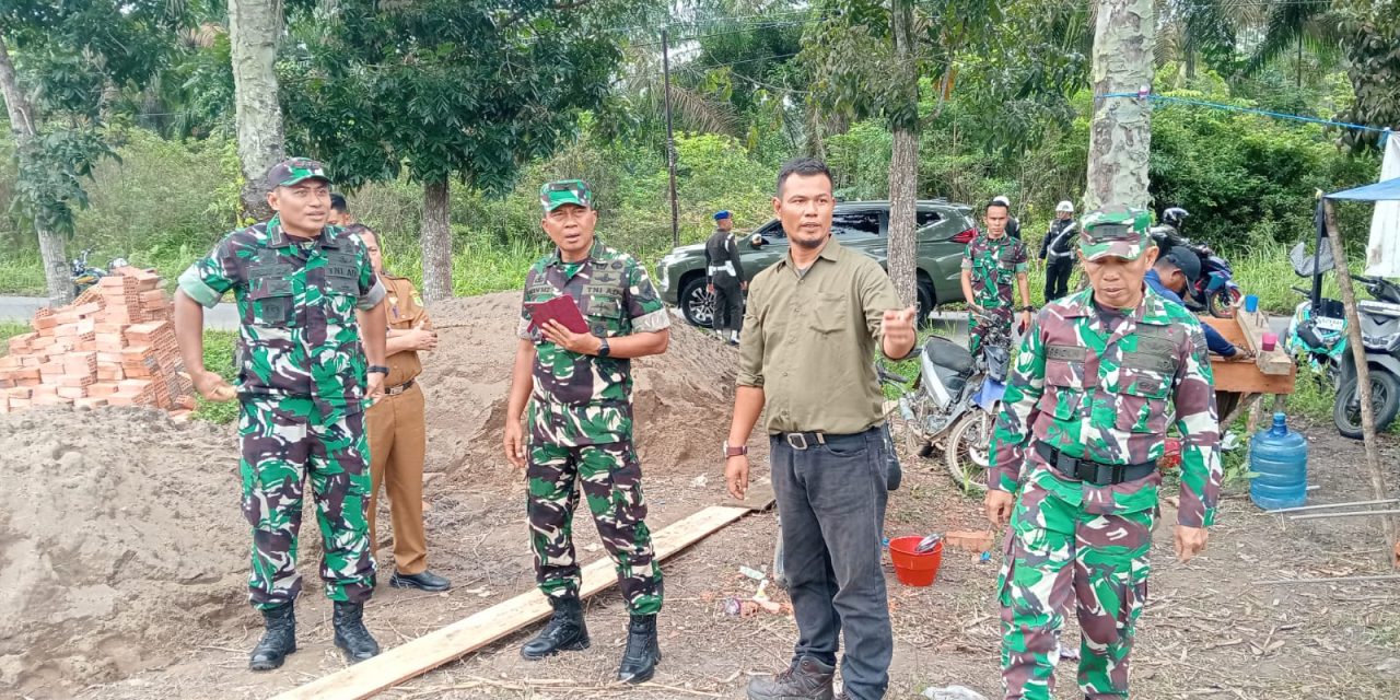 Pastikan Program Sesuai Rencana, Kasdam II/Sriwijaya Tinjau Pembangunan KDKMP di Wilayah Kodim 0401/Muba