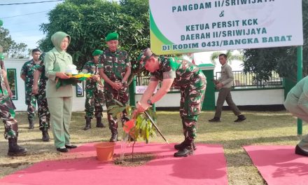 Tekankan Profesionalisme dan Integritas, Pangdam II/Sriwijaya kunjungi Kodim 0431/Bangka Barat