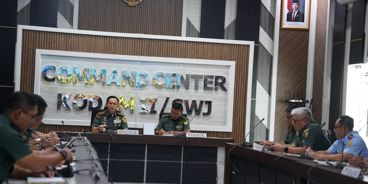 Pimpin Rapat Staf, Pangdam II/Sriwijaya Tekankan Prajurit Responsif Dan Berdampak Nyata Bagi Masyarakat