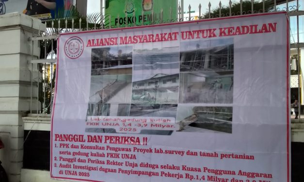 AMUK Kepung BPK Dan Kejati Jambi, Desak Audit Dan Usut Proyek Bermasalah Di Universitas Jambi