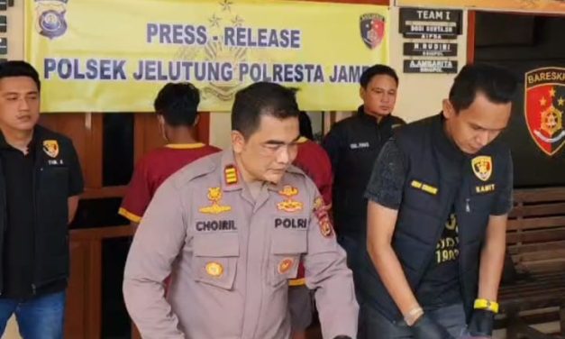 Unit Reskrim Polsek Jelutung Ungkap Kasus Pembacokan Di Parkiran Kafe, Dua Pemuda Diamankan