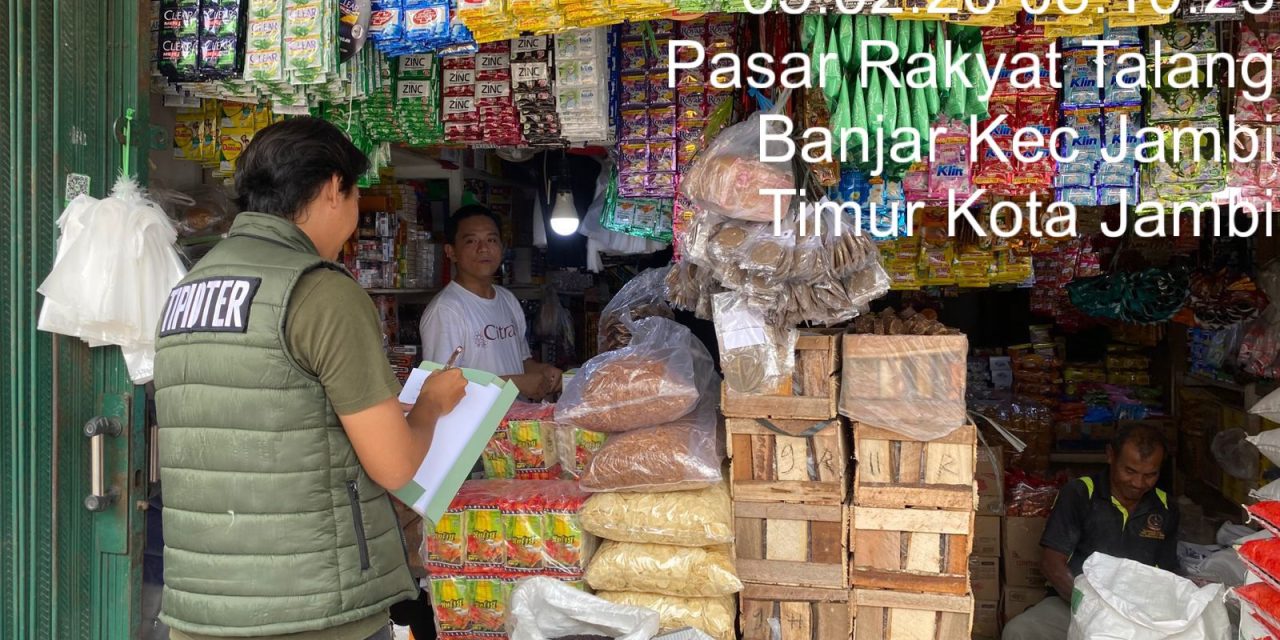 Polresta Jambi Pastikan Harga Beras Sesuai HET, Unit Tipidter Turun Langsung ke Pasar Talang Banjar