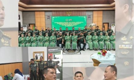 Kasdim 0418 Palembang Hadiri Donor Darah Dan Baksos HUT Ke-80 Persit KCK PD II Sriwijaya