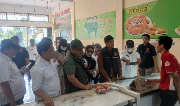 Polres Muaro Jambi Dampingi Bapanas Pantau Harga Pangan Jelang Ramadhan, Pasar Sengeti Terpantau Stabil