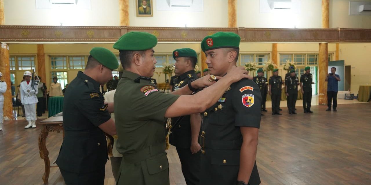 Danrem 042/Gapu Pimpin Sertijab Dandim 0416/Bute, Tekankan Perkuat Kemanunggalan TNI Dengan Rakyat