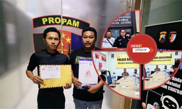 Kasus Innova Di Polsek Bandongan Magelang Berlanjut, Laporan Dugaan Ketidakprofesionalan Masuk Ke Bid Propam Polda Jateng