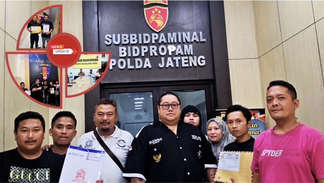 Adv. Donny Andretti Dampingi Nurohim Laporkan Perkara Innova Ke Bid Propam Polda Jateng