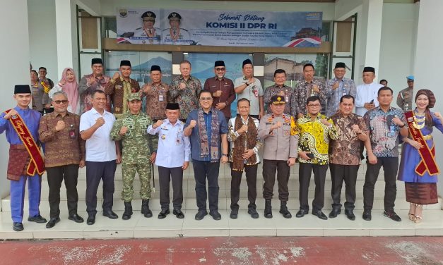 Danrem 042/Gapu Sambut Kunker Komisi II DPR RI di Jambi, Perkuat Sinergi mendukung terciptanya situasi yang aman dan kondusif