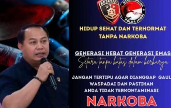 Dirresnarkoba Polda Jambi Gencarkan Imbauan Anti Narkoba Jelang Ramadhan