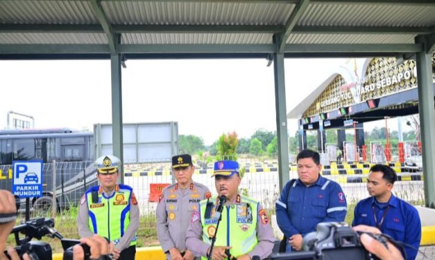 Pastikan Kesiapan Arus Mudik Lebaran 2026, Kakorlantas Polri Bersama Kapolda Jambi Tinjau Tol Bayung Lencir–Tempino