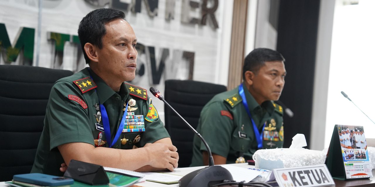 Kesiapan Seleksi Calon Perwira PK TNI Gelombang I TA 2026, Pangdam II/Sriwijaya : ”Seleksi Harus Transparan dan Objektif”.