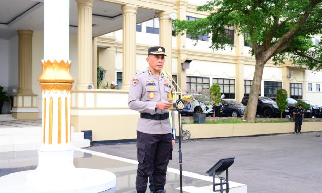 Irwasda Polda Jambi Pimpin Apel Gelar Pasukan Operasi Keselamatan 2026
