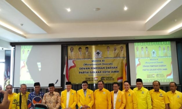 Ketua DPRD Kota Jambi Hadiri Musda XI Golkar Kota Jambi Tahun 2026