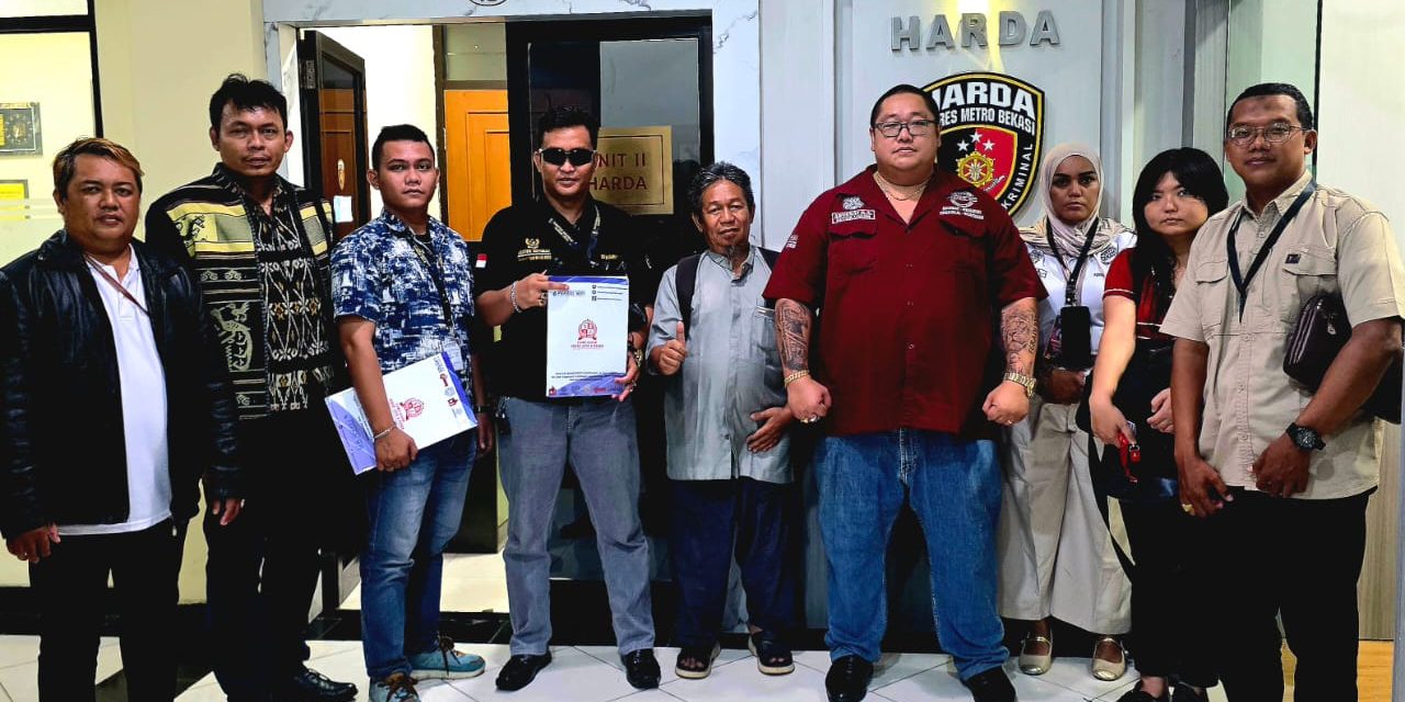 Ketum FERADI WPI menyayangkan dugaan ketidakprofesionalan Penyidik diduga bernama Aipda Akhmad Rifa’i Unit II Harda Polres Metro Bekasi