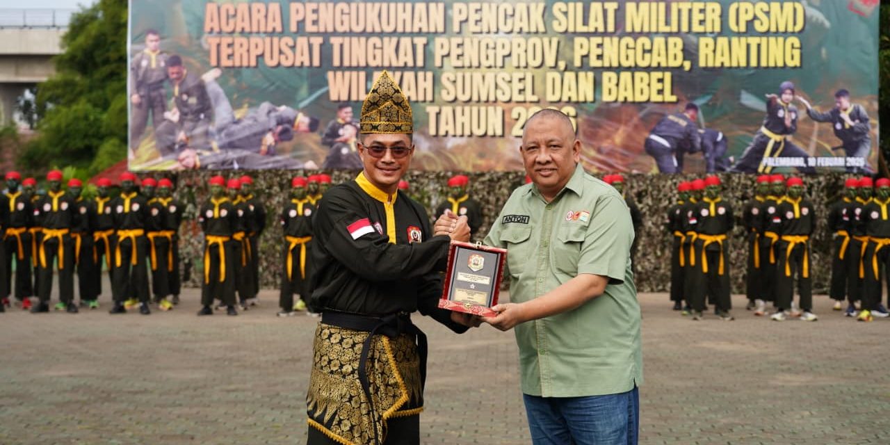 Pengukuhan Pengurus Pencak Silat Militer Wilayah Sumsel dan Babel Tahun 2026 : “Perkuat Jati Diri Prajurit dan Pelestari Budaya Bangsa