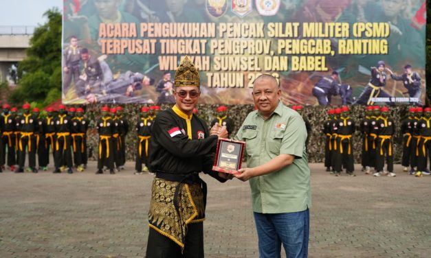 Pengukuhan Pengurus Pencak Silat Militer Wilayah Sumsel dan Babel Tahun 2026 : “Perkuat Jati Diri Prajurit dan Pelestari Budaya Bangsa