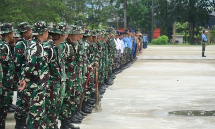 Aksi Skala Besar TNI, Polri Dan Pemprov Sultra Wujudkan Lingkungan Asri Di Kendari