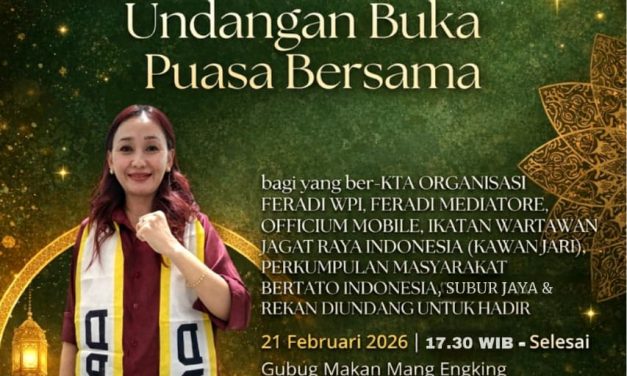 Dpd Feradi Wpi Jakarta Gelar Buka Puasa Bersama 21 Februari 2026