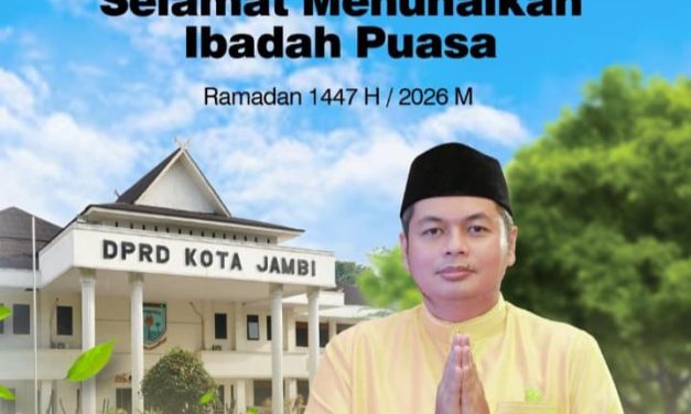 Ketua DPRD Kota Jambi Ajak Masyarakat Sambut Ramadhan Dengan Damai Dan Penuh Kebaikan