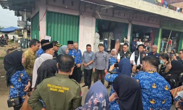 Sidak Pangan Jelang Ramadhan: Polres Muaro Jambi Dan Badan Pangan Nasional Pastikan Stok Aman, Harga Terkendali Di Pasar Sengeti