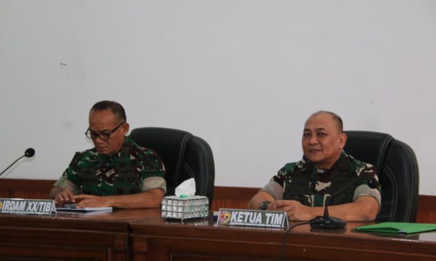 Taklimat Awal Audit Kinerja Itjenad TA 2026 di Kodam XX/Tuanku Imam Bonjol