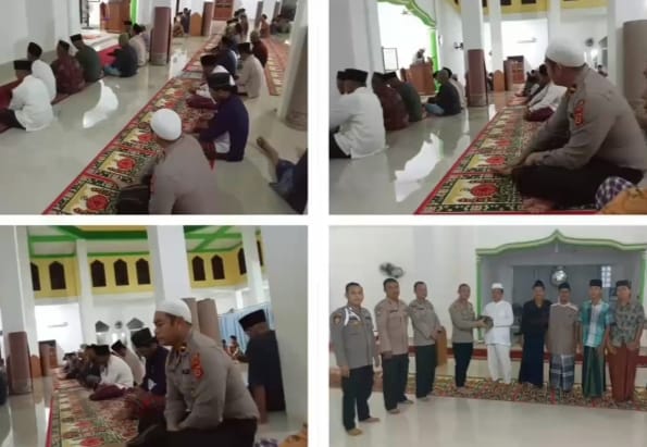 Tarling di Masjid Al Muhajirin, Polsek Bahar Selatan Perkuat Silaturahmi dan Pesan Kamtibmas