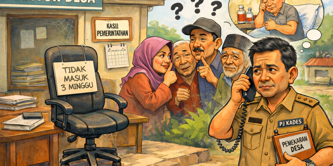 Disiplin Perangkat Desa Dipertanyakan, Ketidakhadiran Kasi Pemerintahan Kasang Tanjung Nangko Jadi Sorotan