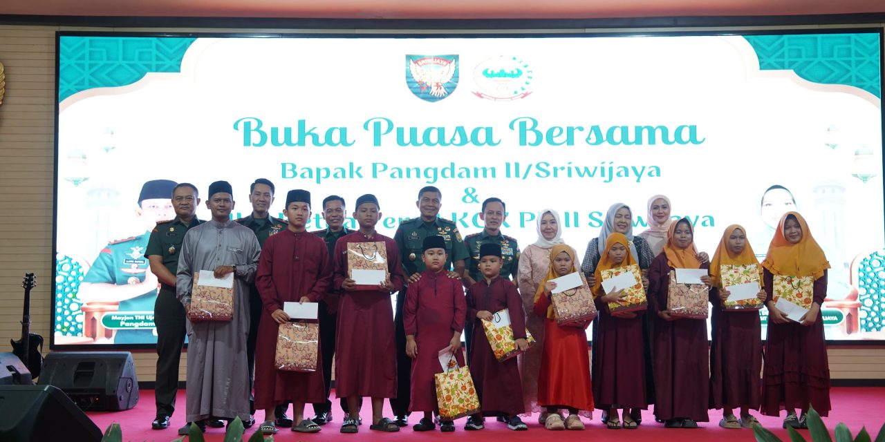 Di Balik Meja Buka Puasa : Cara Humanis Pangdam II/Sriwijaya Beri Arahan Kepada Para Komandan Satuan