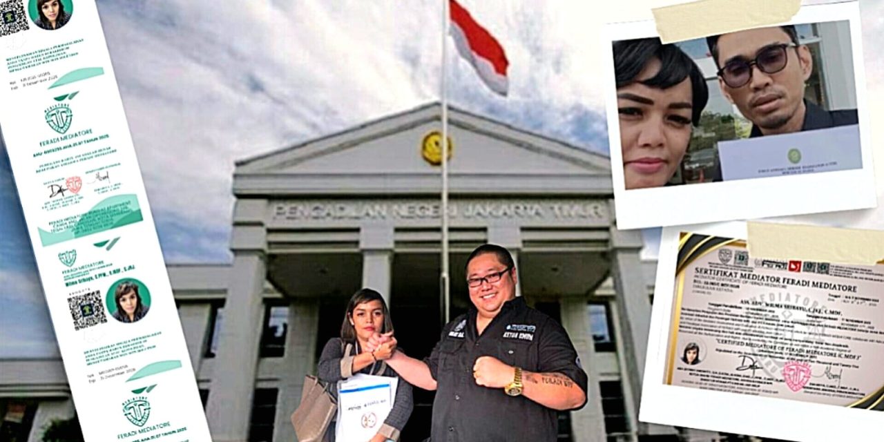 Wilma Sribayu Resmi Ditetapkan Sebagai Mediator Non Hakim Di PN Jakarta Timur