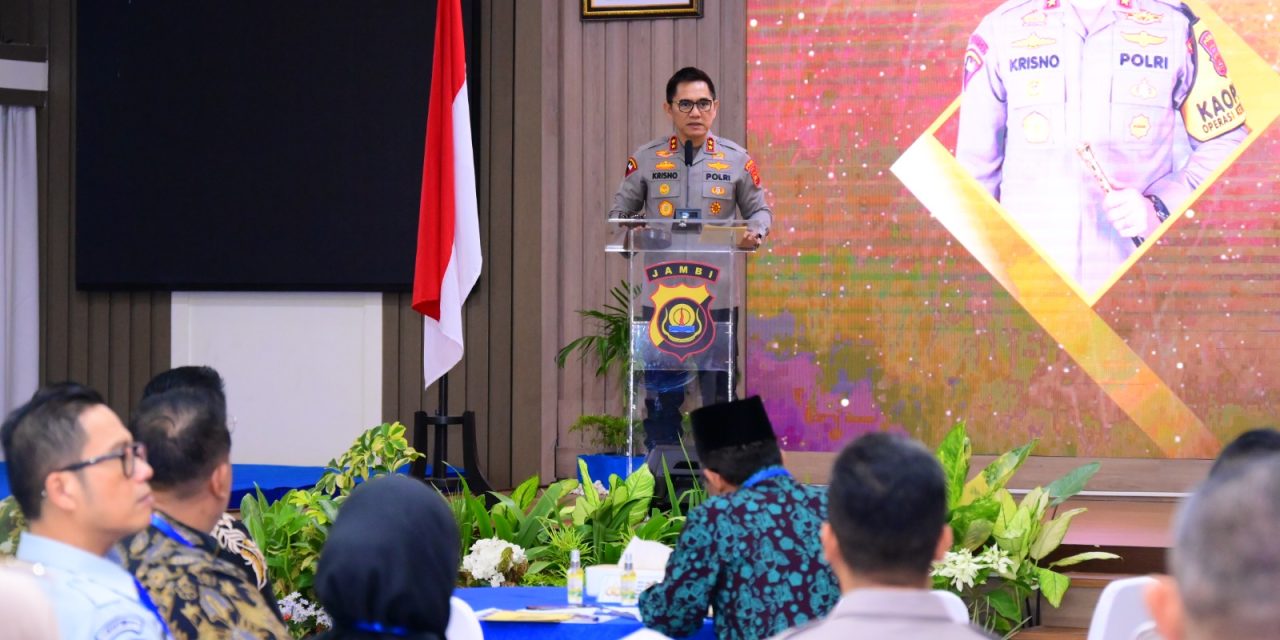 Polda Jambi Gelar Rakor Lintas Sektoral Ops Ketupat 2026 Perkuat Sinergi Pengamanan Ramadhan Dan Idul Fitri